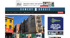 Desktop Screenshot of boweryboogie.com